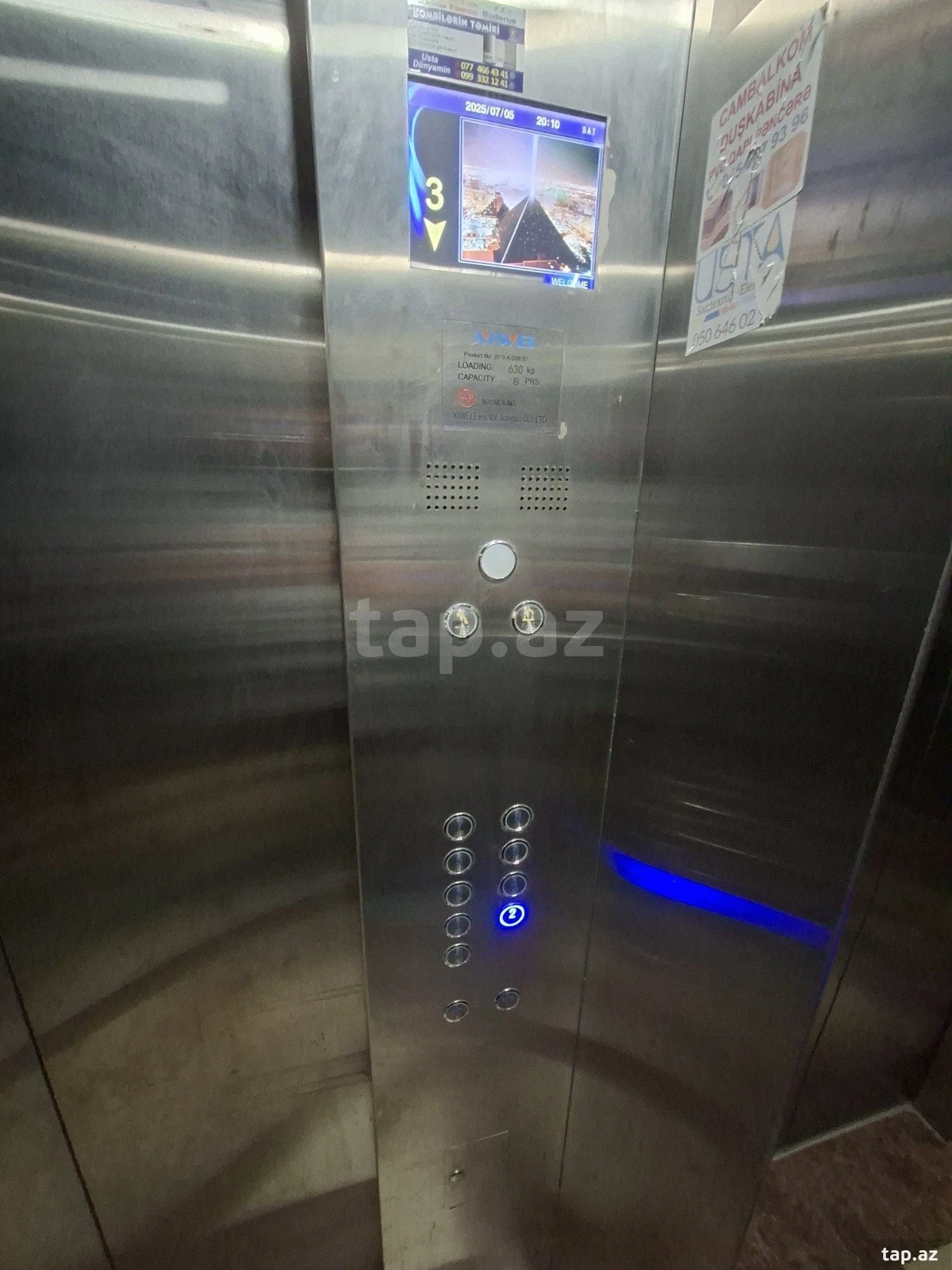 Satılır 3 otaqlı yeni tikili 75 m²