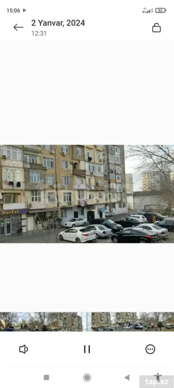 Satılır 2 otaqlı mənzil 45 m²