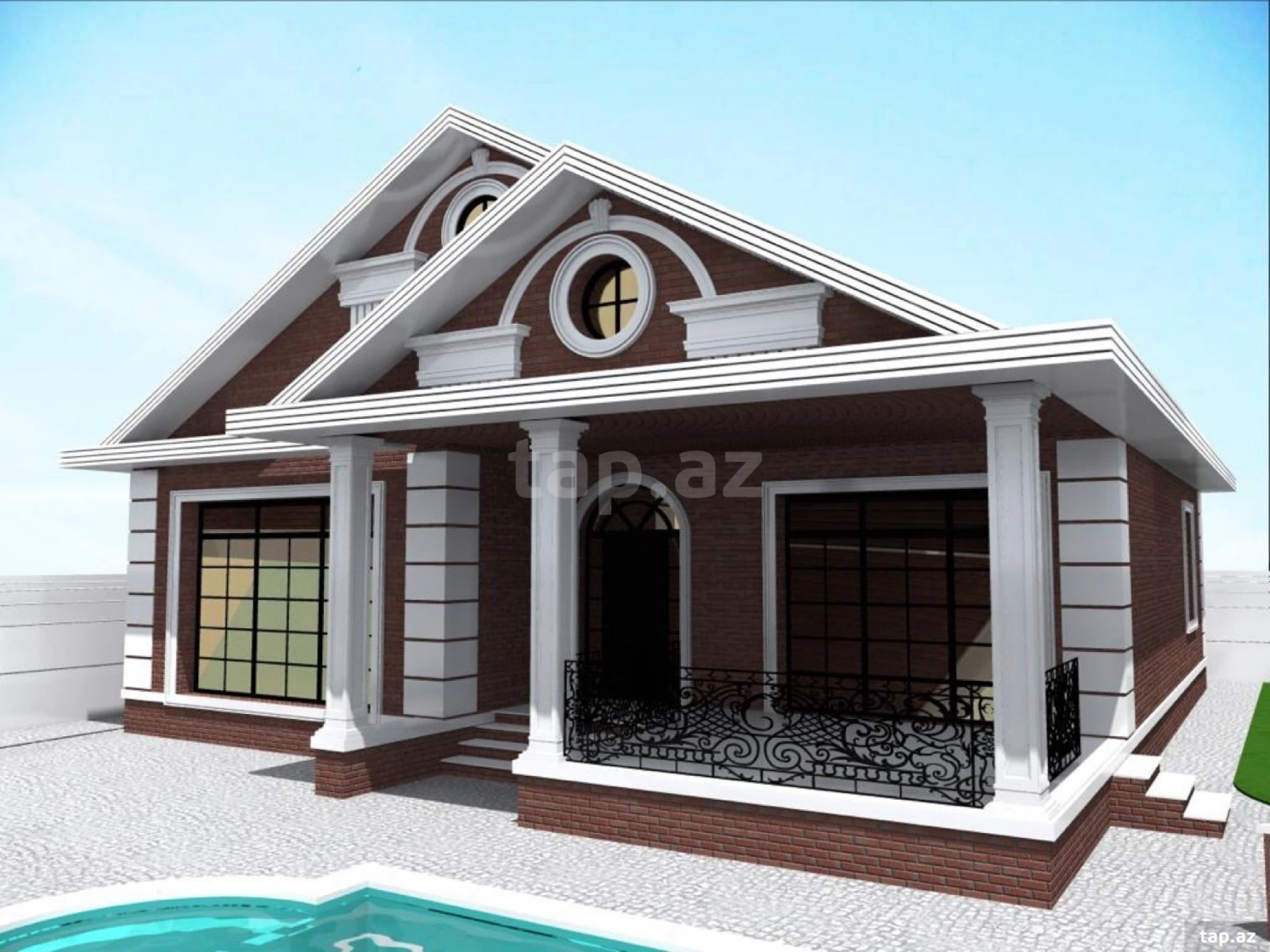 Satılır 4 otaqlı həyət evi