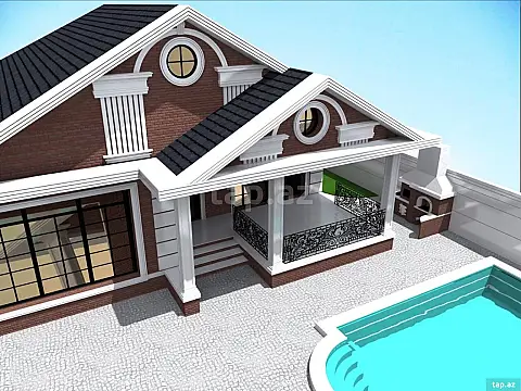 Satılır 4 otaqlı həyət evi — Bakı, Maştağa 4 otaq