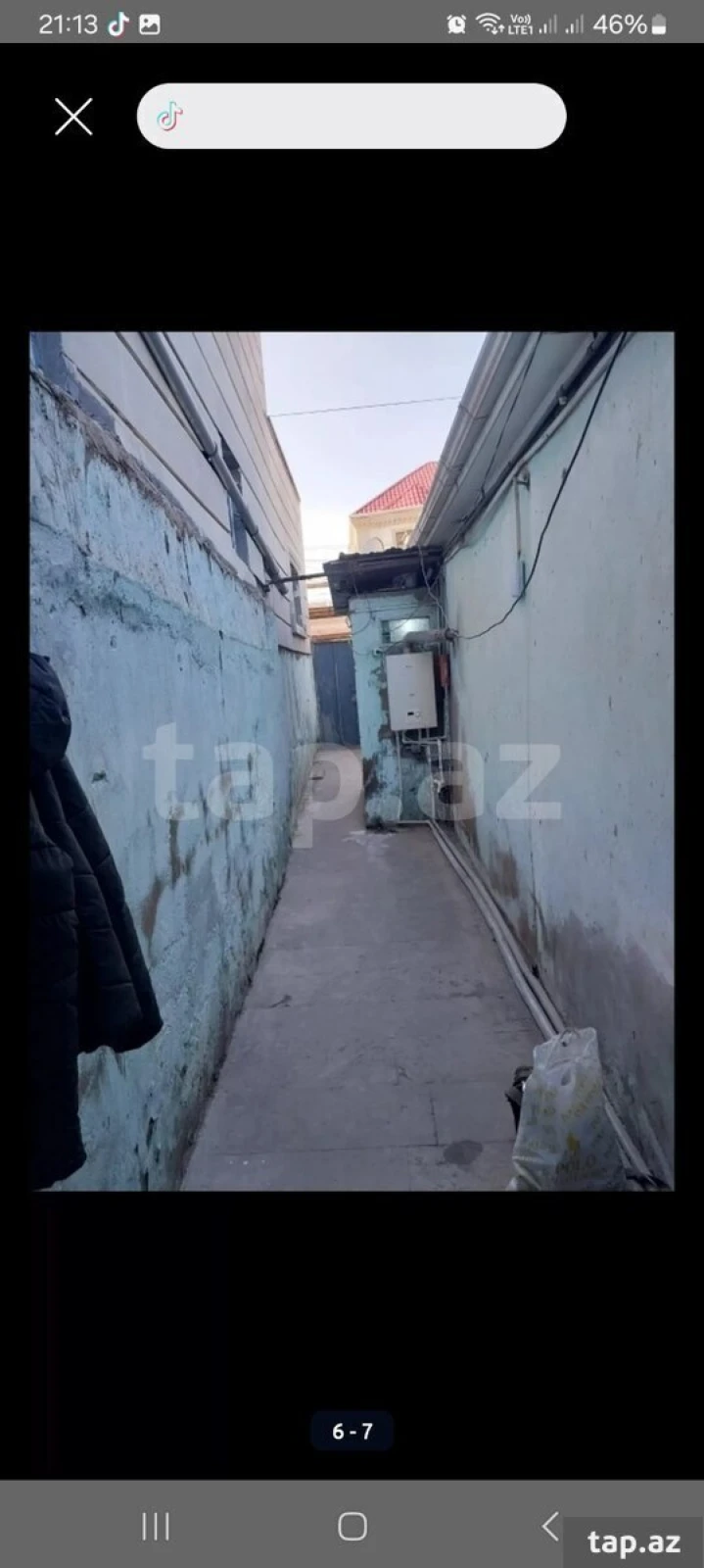 Kirayə verilir 2 otaqlı həyət evi 55 m²