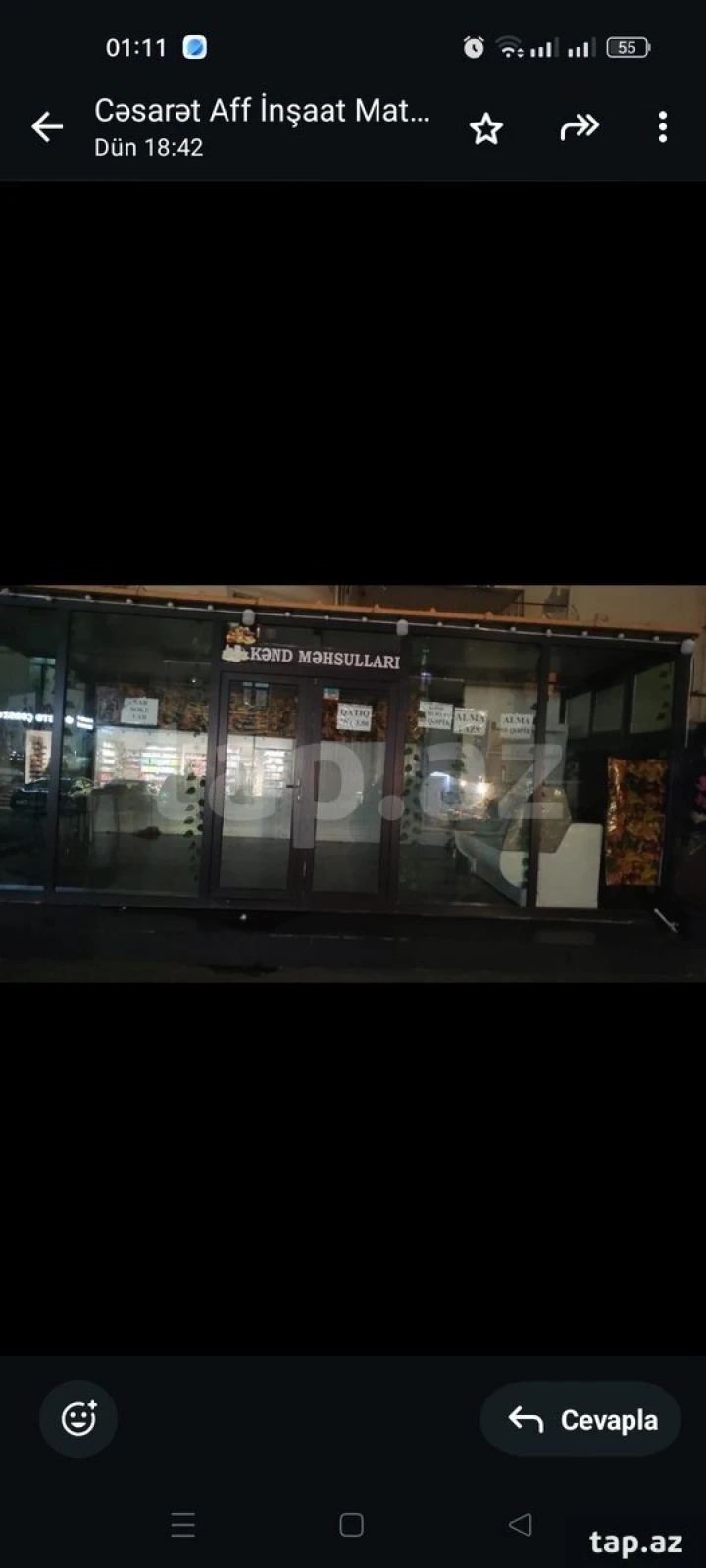 Kirayə verilir obyekt