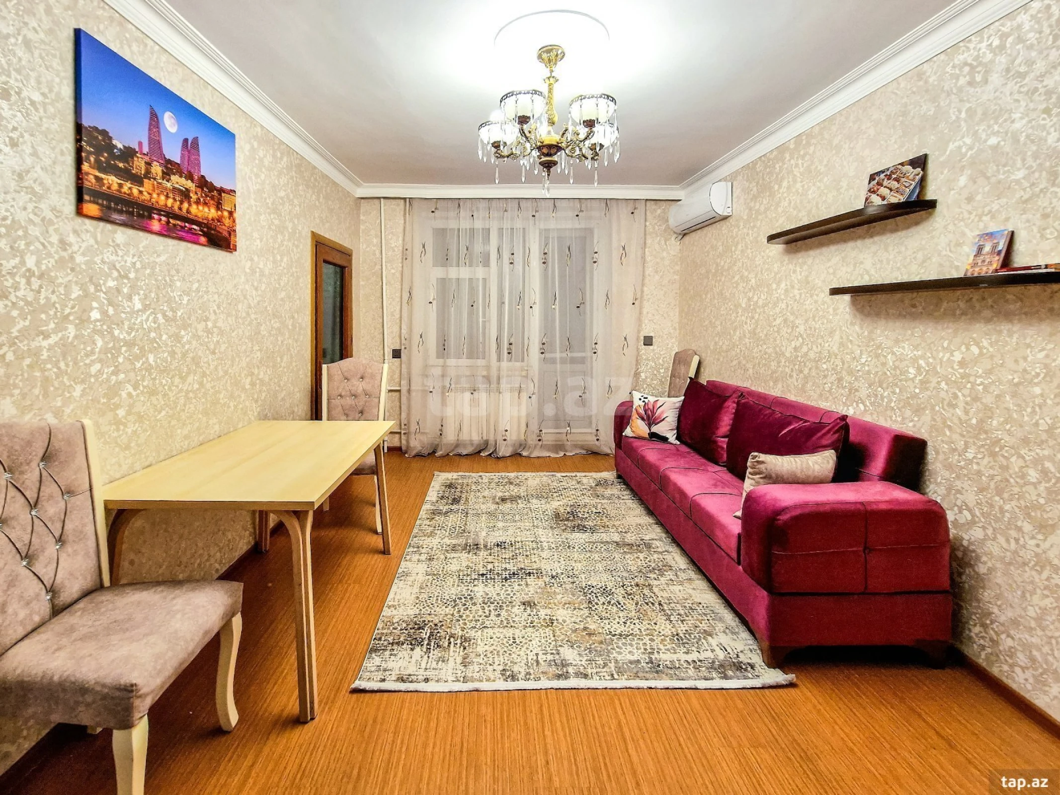 Kirayə verilir 2 otaqlı mənzil 52 m²