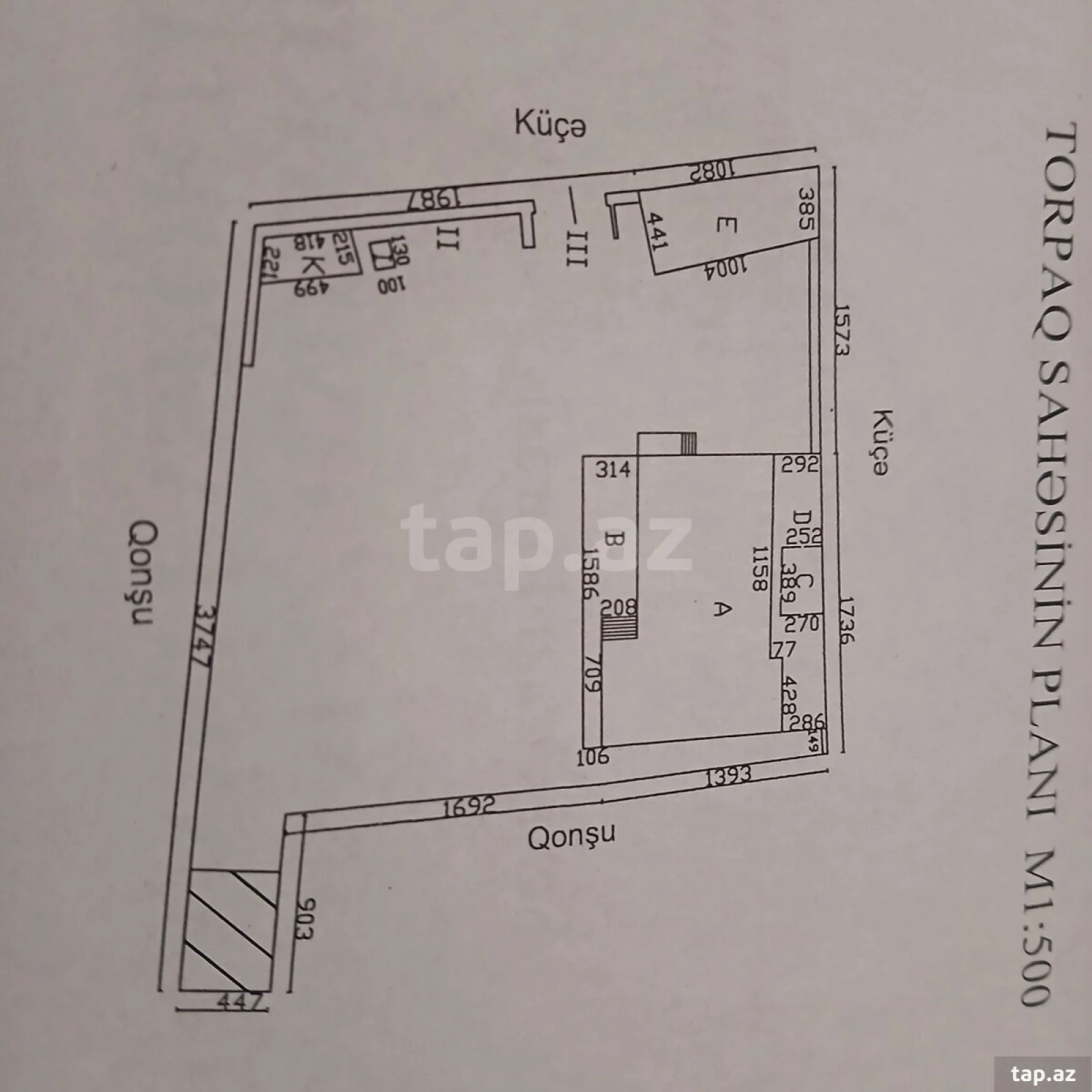 Satılır 3 otaqlı həyət evi 1050 m²