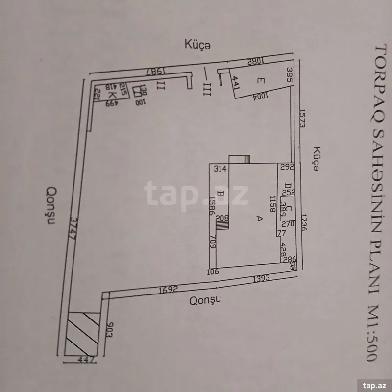Satılır 3 otaqlı həyət evi 1050 m²