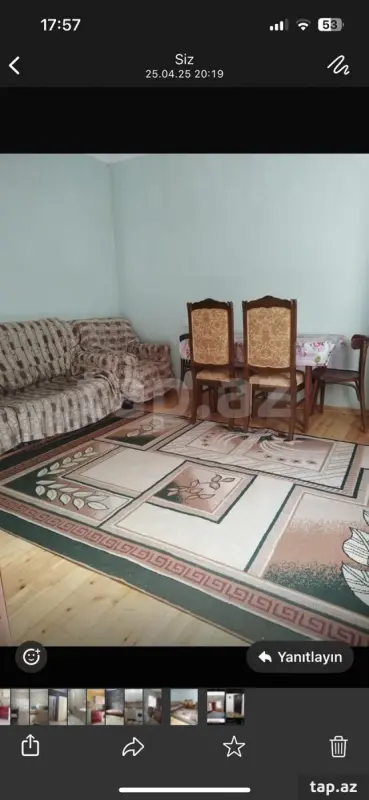 Kirayə verilir 2 otaqlı həyət evi 45 m²