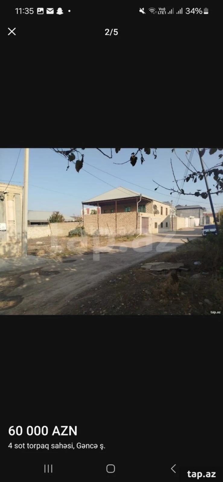 Satılır torpaq sahəsi