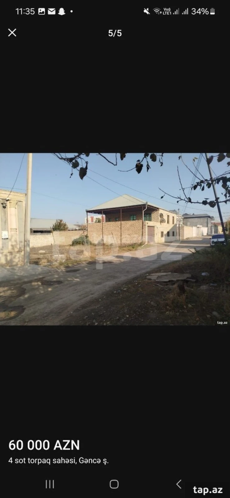 Satılır torpaq sahəsi