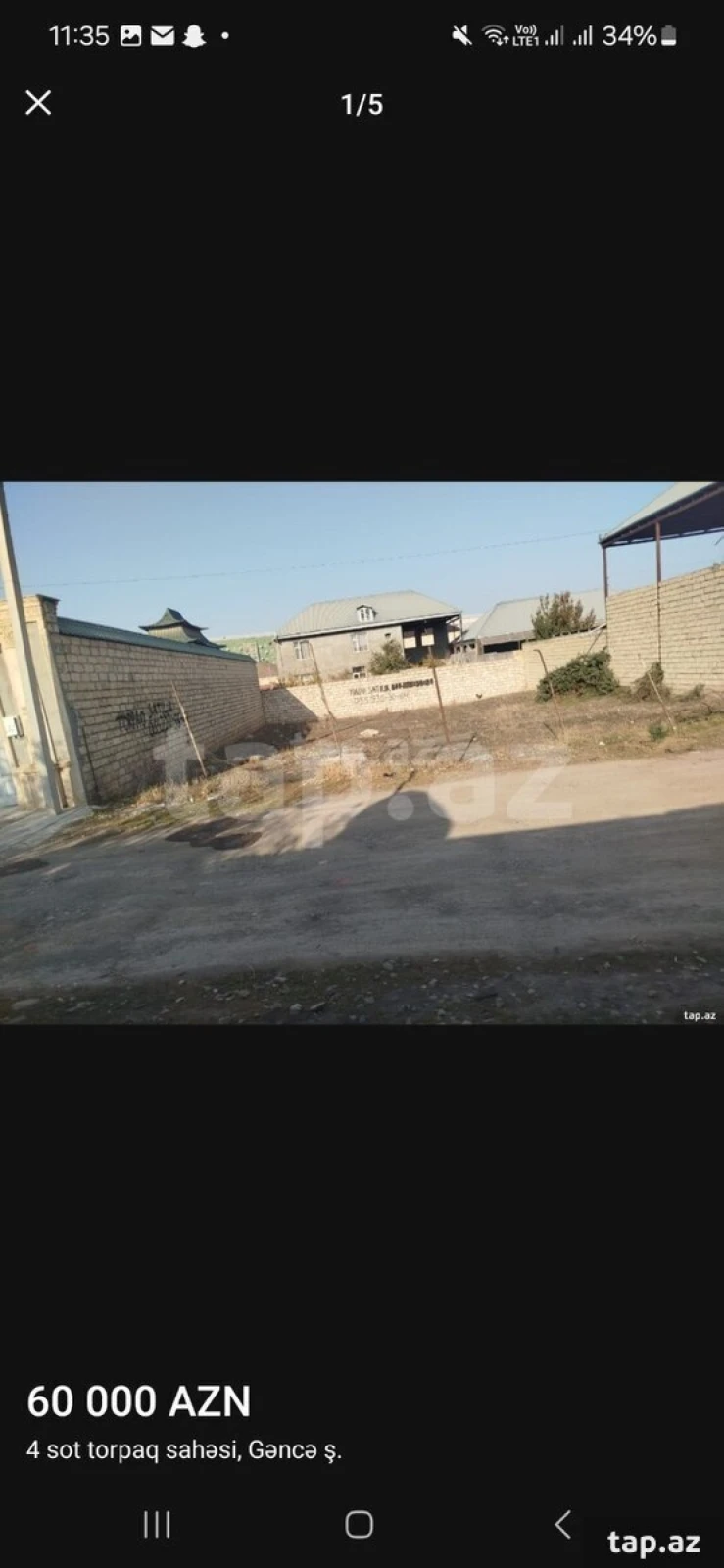 Satılır torpaq sahəsi