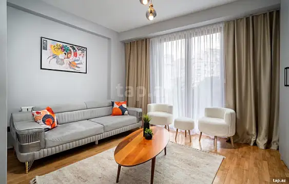 Kirayə verilir 1 otaqlı yeni tikili 43 m²