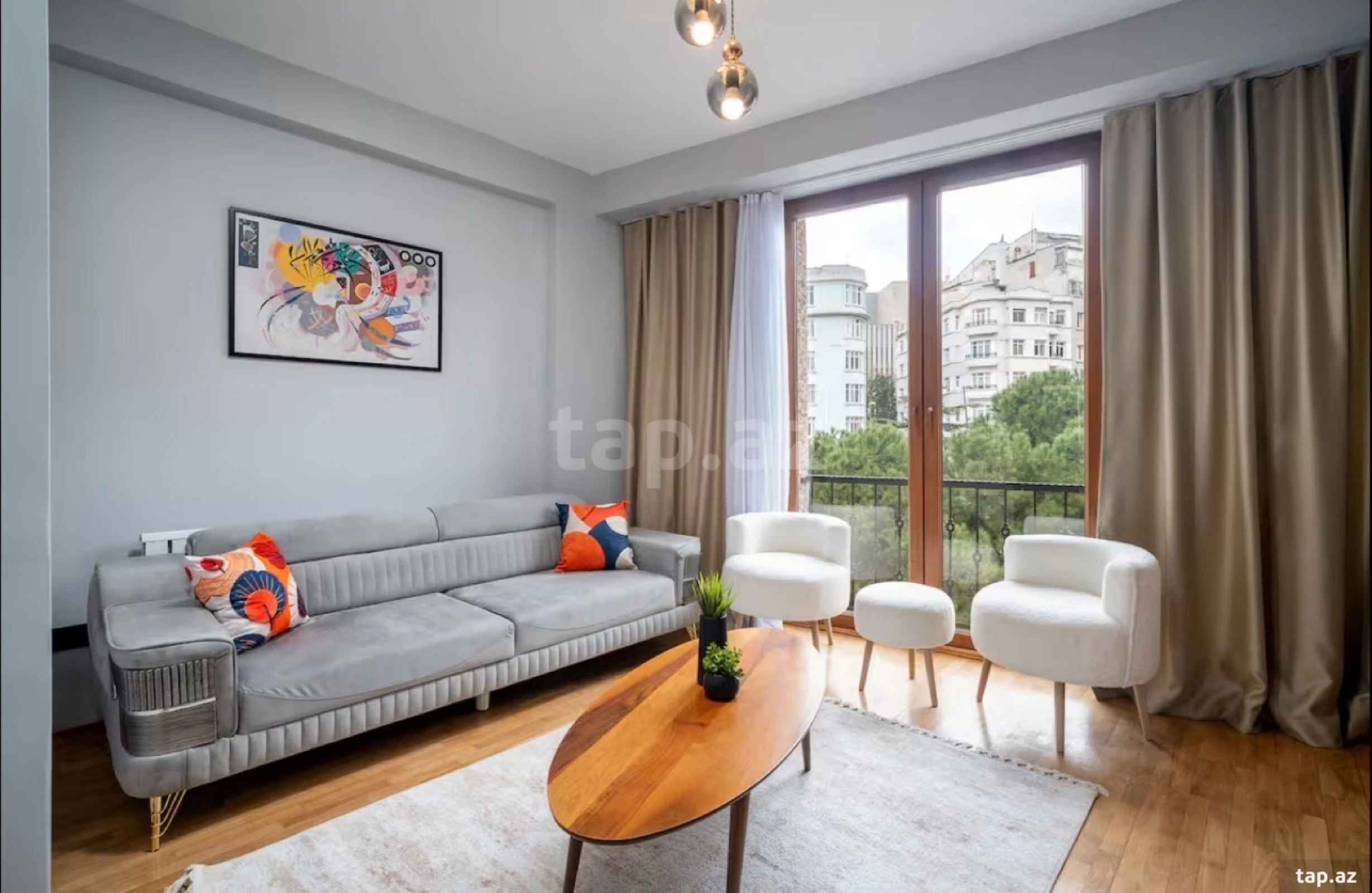 Kirayə verilir 1 otaqlı yeni tikili 43 m²