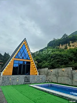 Kirayə verilir 4 otaqlı həyət evi 50 m² — Şəki 4 otaq 50.00 m²