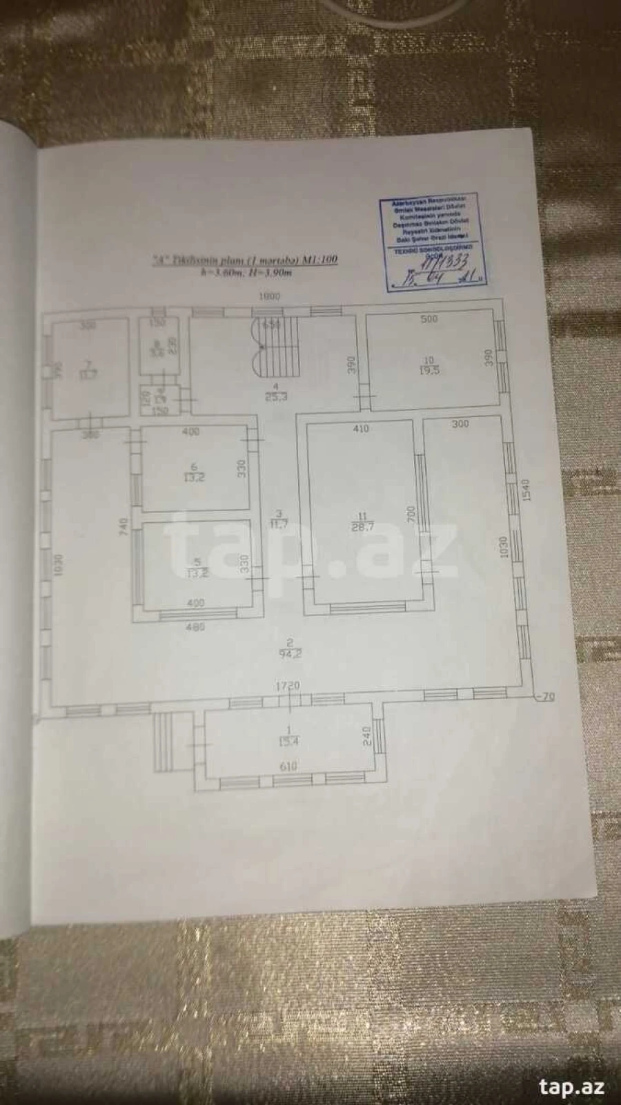 Satılır 6 otaqlı həyət evi 540 m²