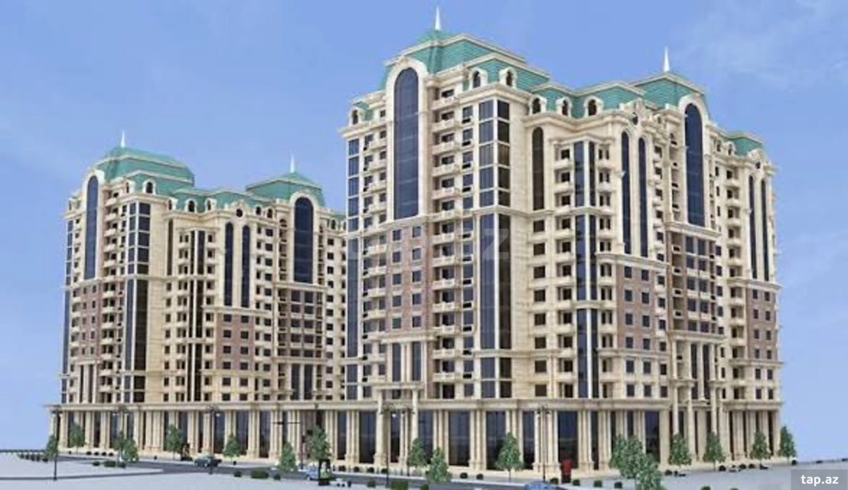 Satılır 4 otaqlı yeni tikili 166.6 m²