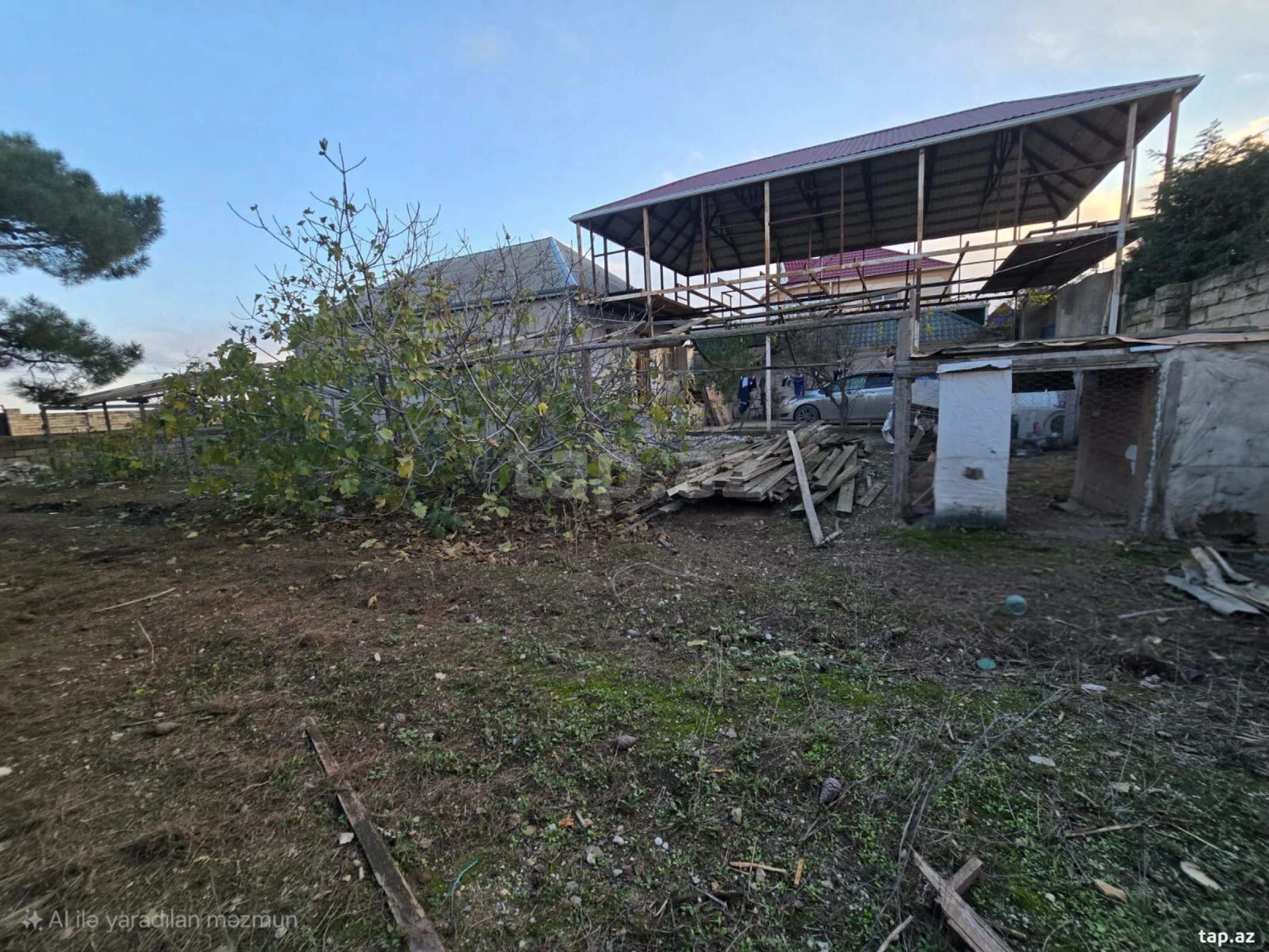 Satılır 3 otaqlı həyət evi