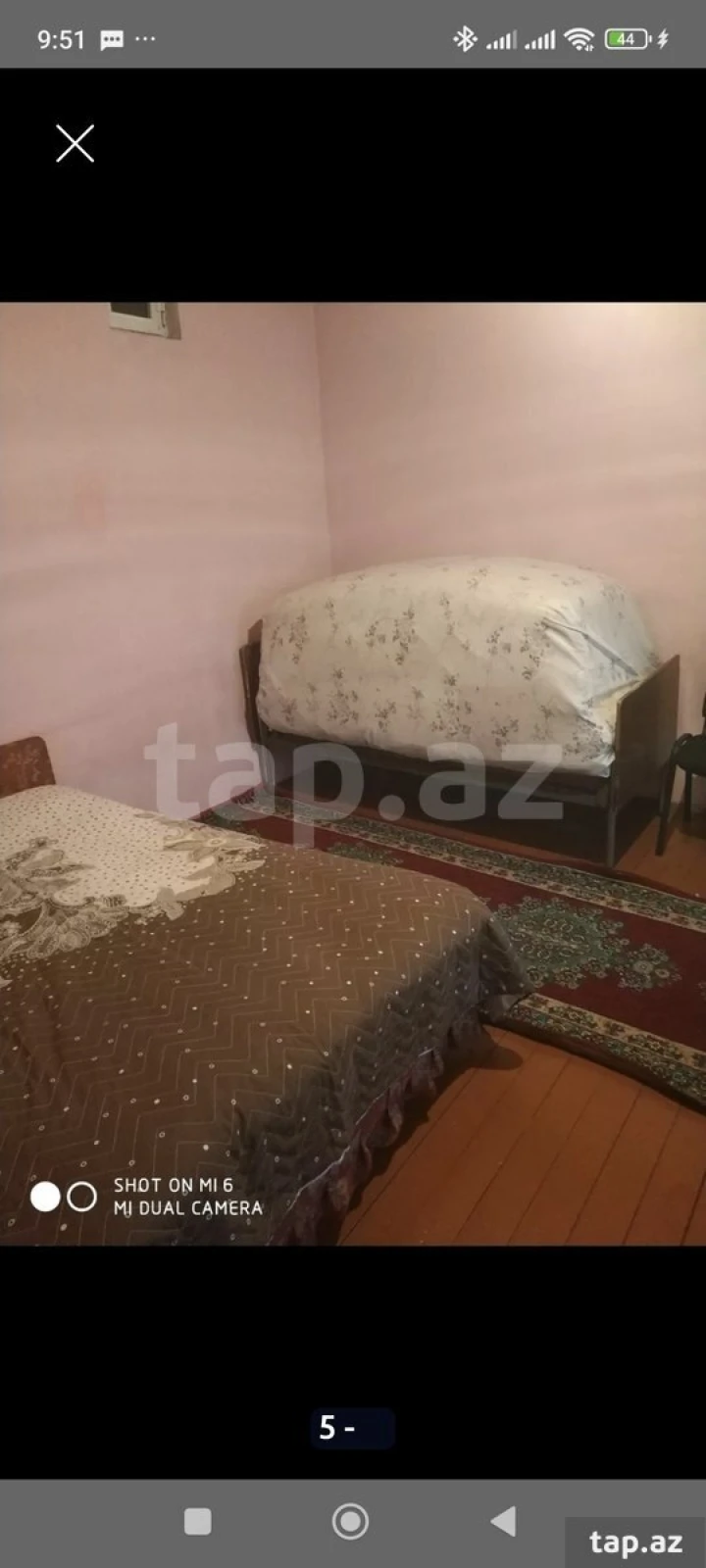 Kirayə verilir 1 otaqlı həyət evi