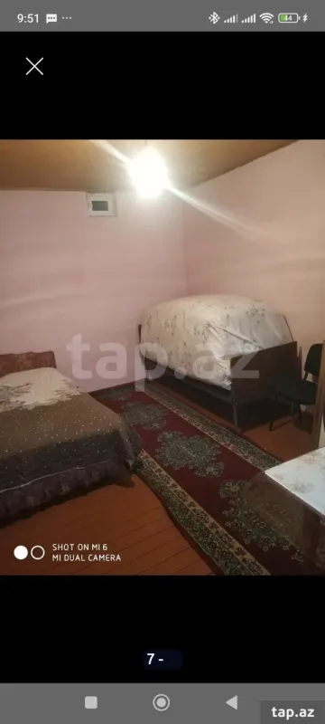 Kirayə verilir 1 otaqlı həyət evi