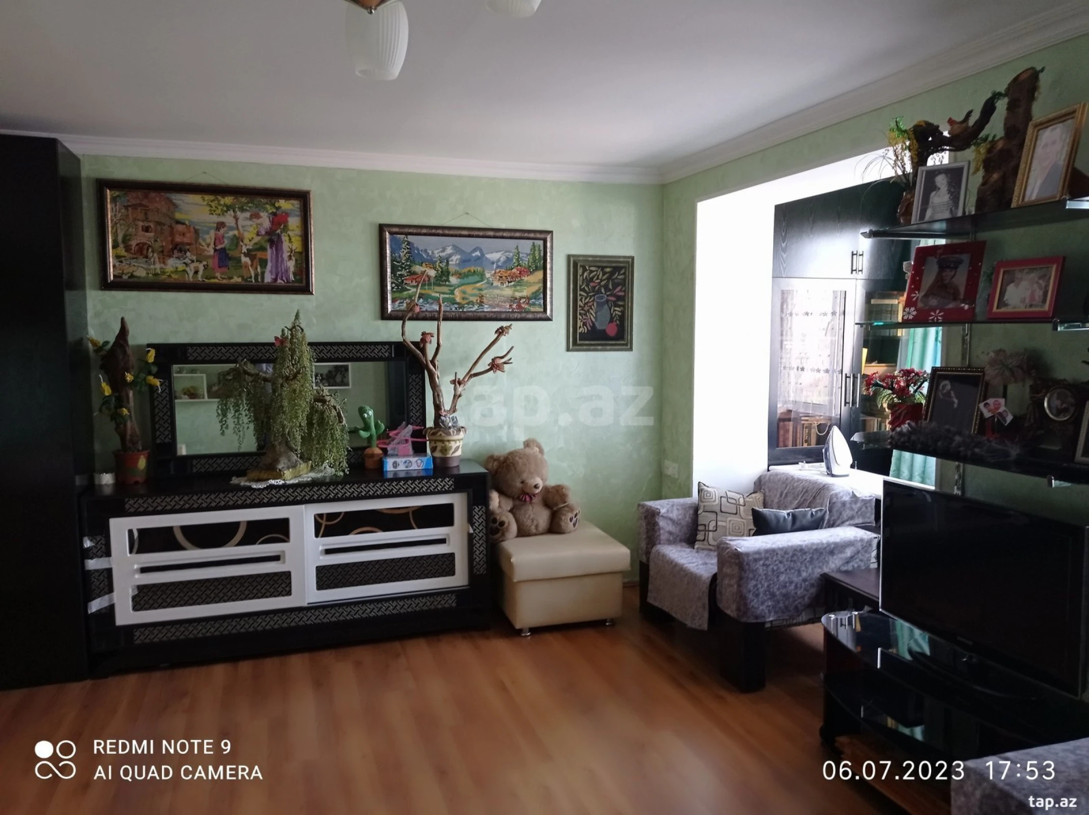 Satılır 4 otaqlı mənzil 90 m²