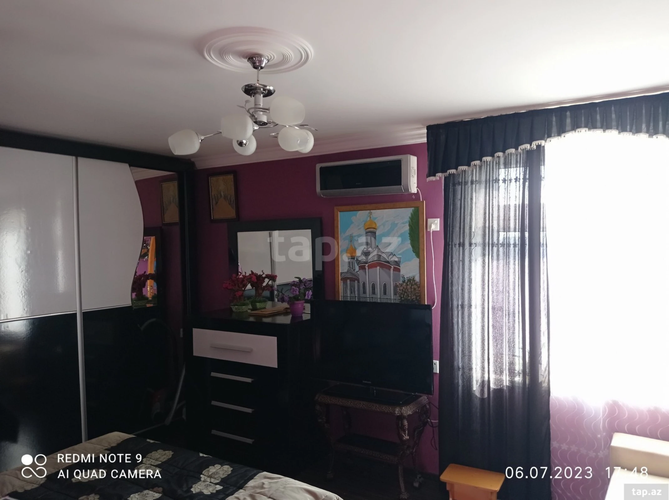 Satılır 4 otaqlı mənzil 90 m²