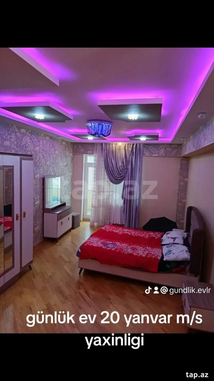 Kirayə verilir 2 otaqlı yeni tikili 75 m²