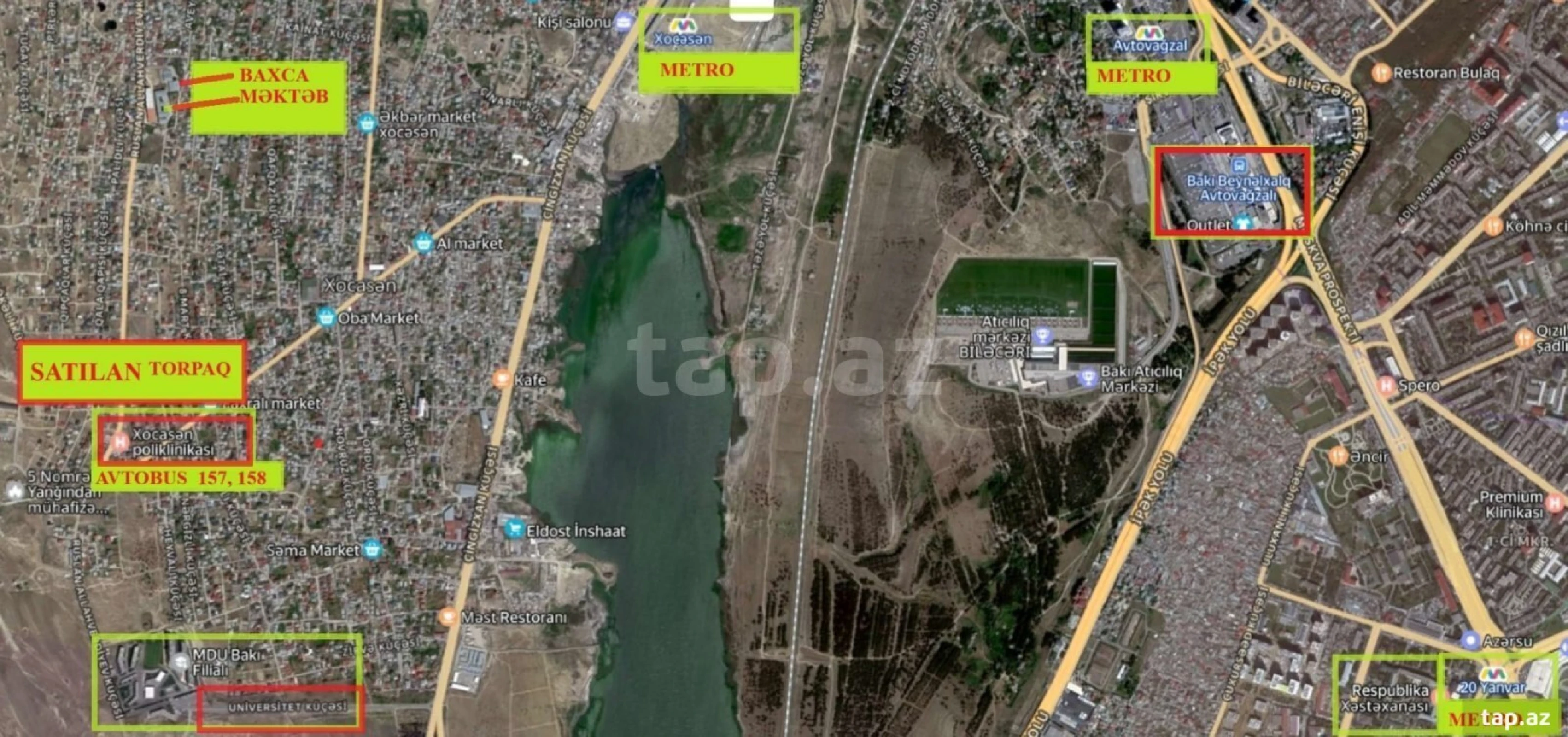 Satılır torpaq sahəsi