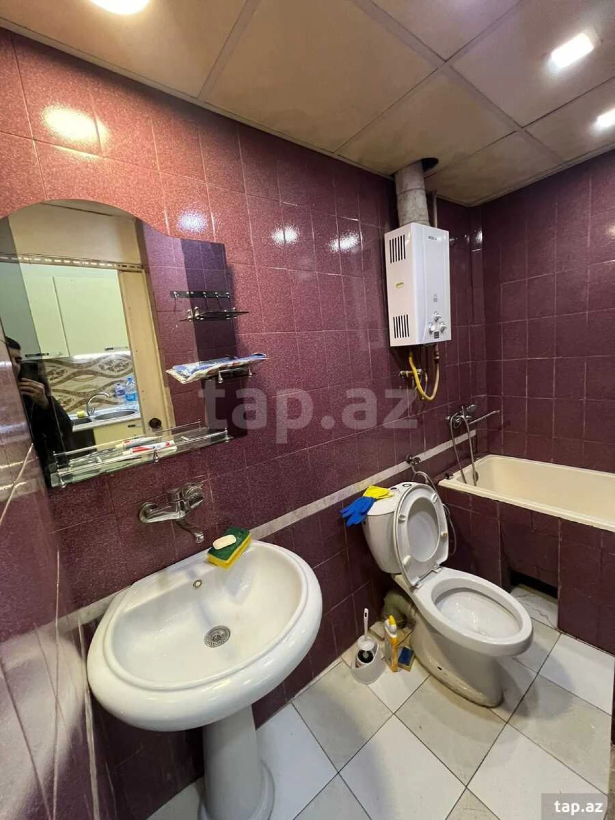 Kirayə verilir 1 otaqlı mənzil 50 m²