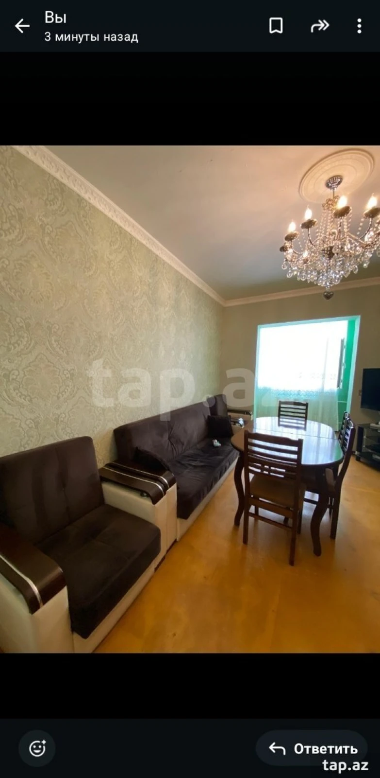 Satılır 2 otaqlı mənzil 65 m²