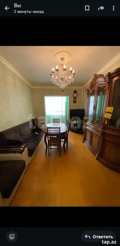 Satılır 2 otaqlı mənzil 65 m²