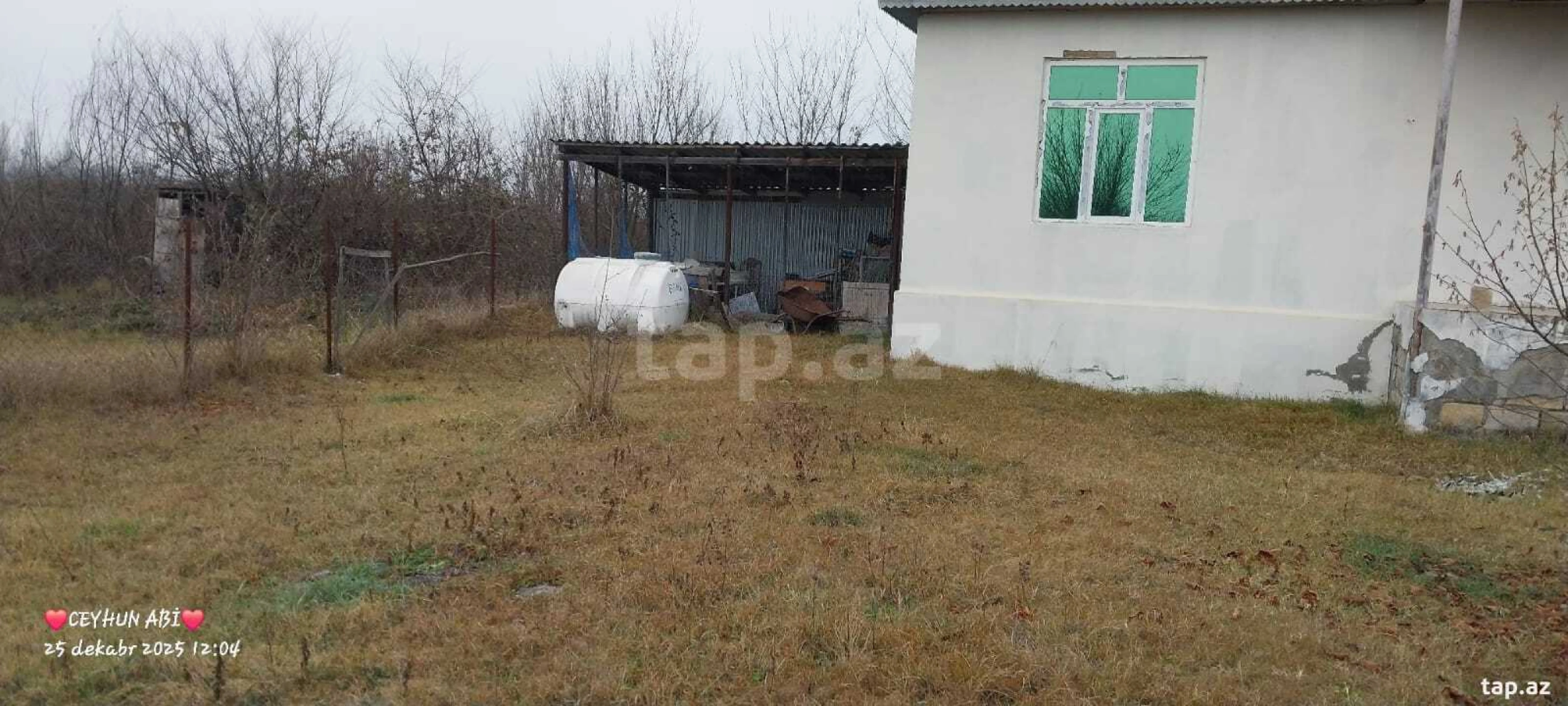 Satılır 2 otaqlı həyət evi