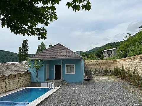 Satılır 2 otaqlı həyət evi — Qəbələ 2 otaq