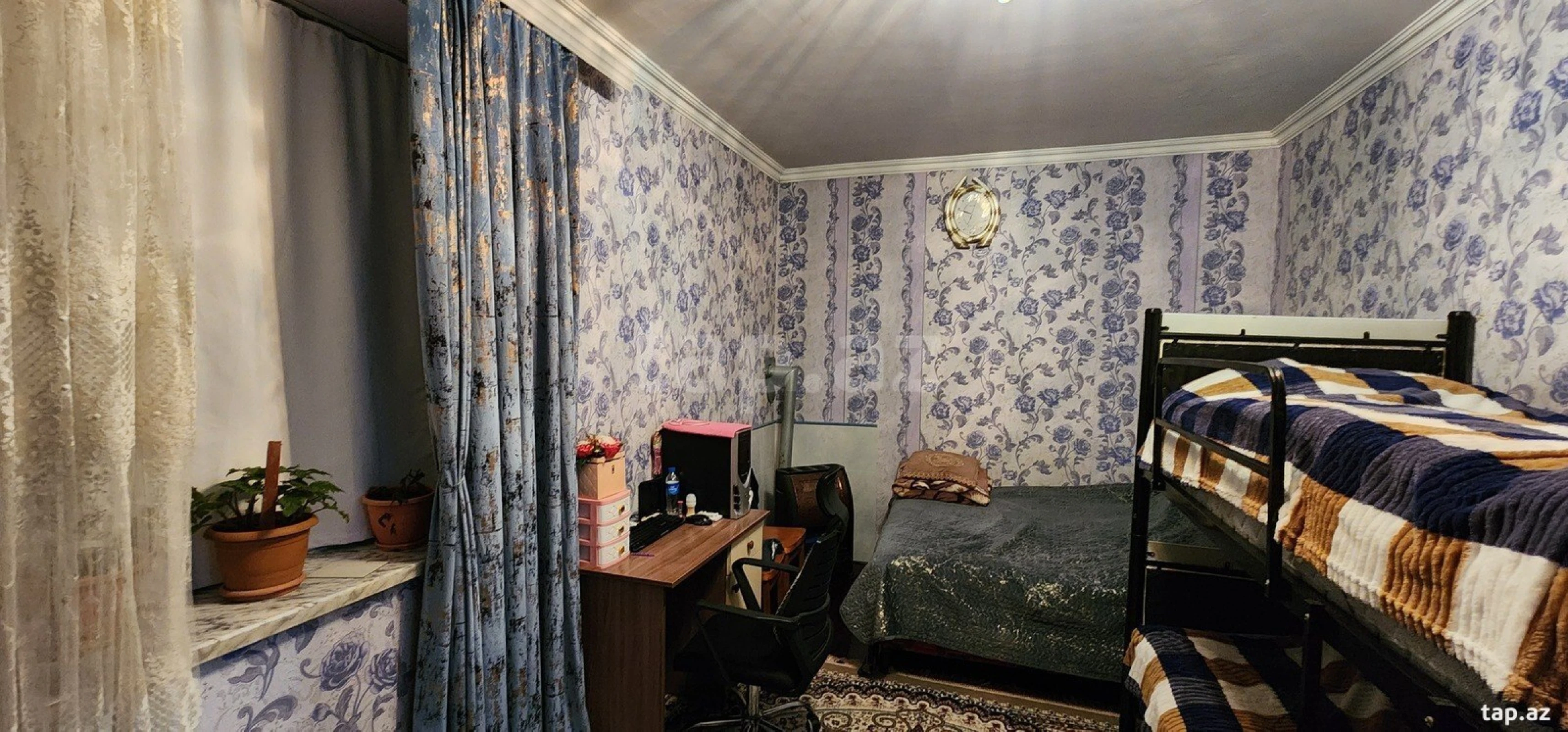 Satılır 2 otaqlı mənzil 34 m²