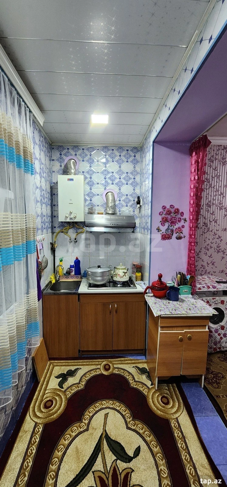 Satılır 2 otaqlı mənzil 34 m²