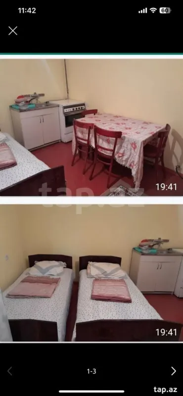 Kirayə verilir 1 otaqlı həyət evi