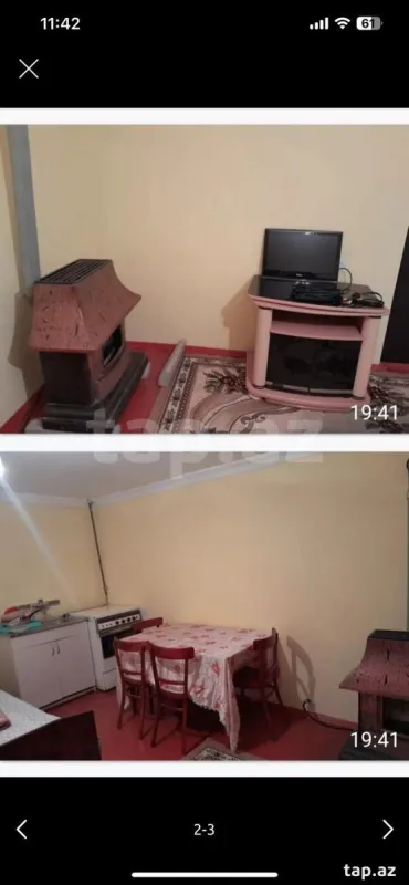 Kirayə verilir 1 otaqlı həyət evi