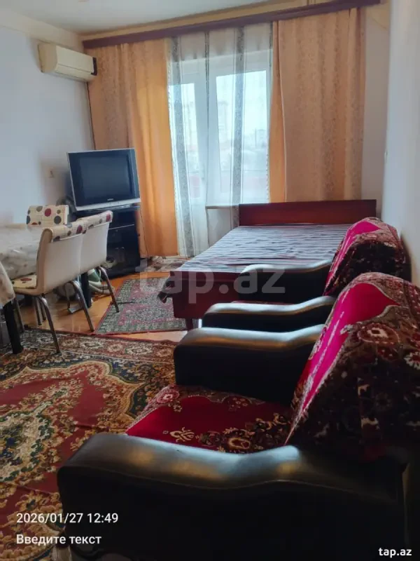 Satılır 1 otaqlı mənzil 35 m²