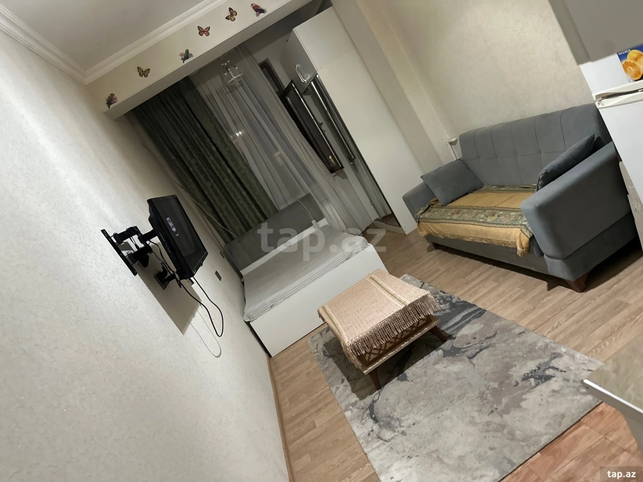 Kirayə verilir 1 otaqlı yeni tikili 30 m²