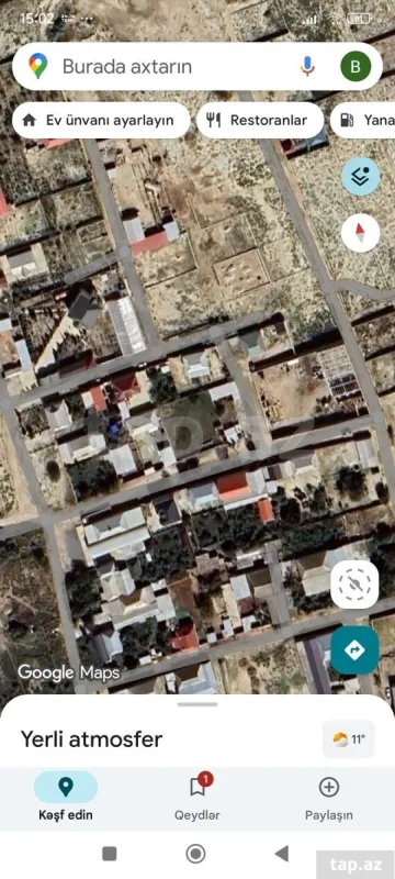 Satılır torpaq sahəsi