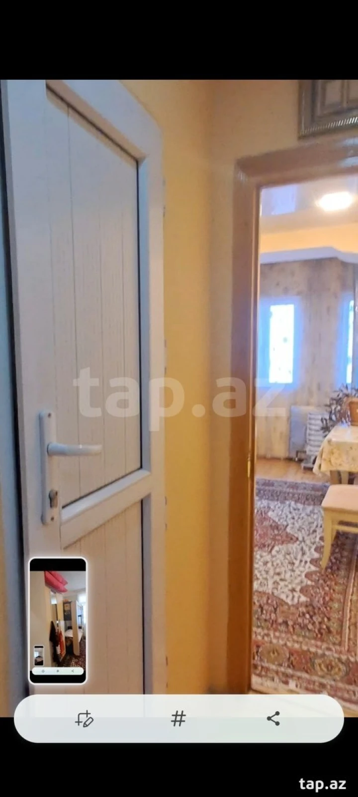 Satılır 2 otaqlı mənzil 55 m²