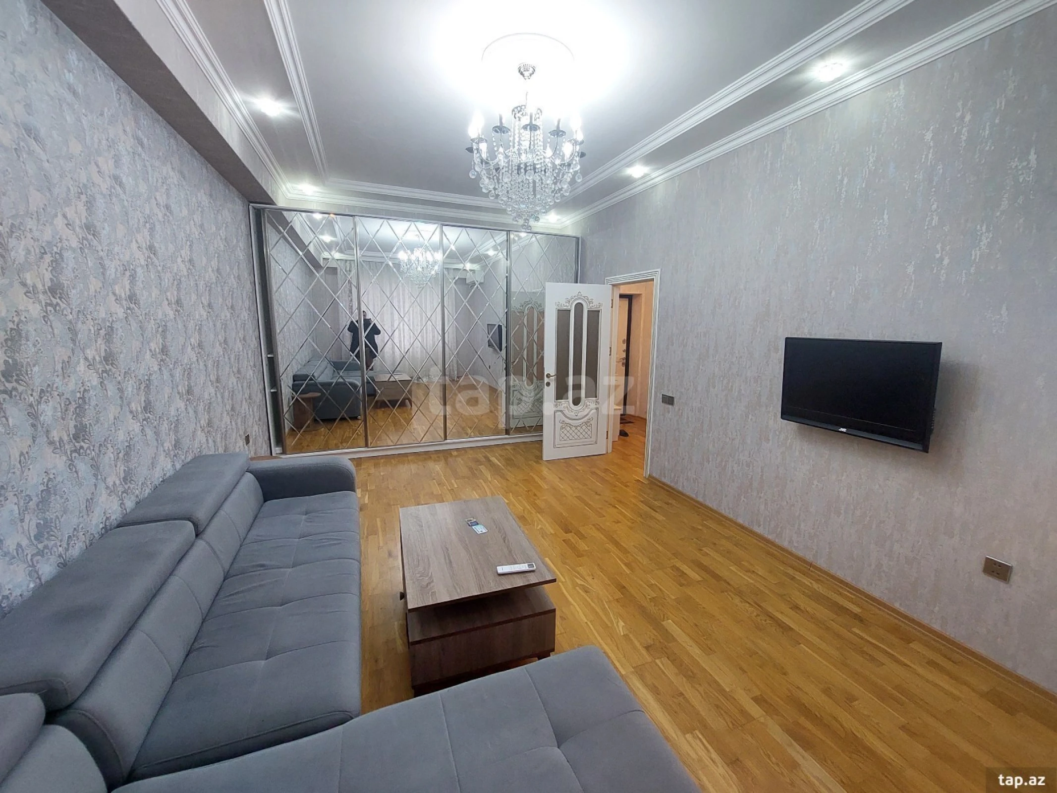 Kirayə verilir 1 otaqlı yeni tikili 55 m²