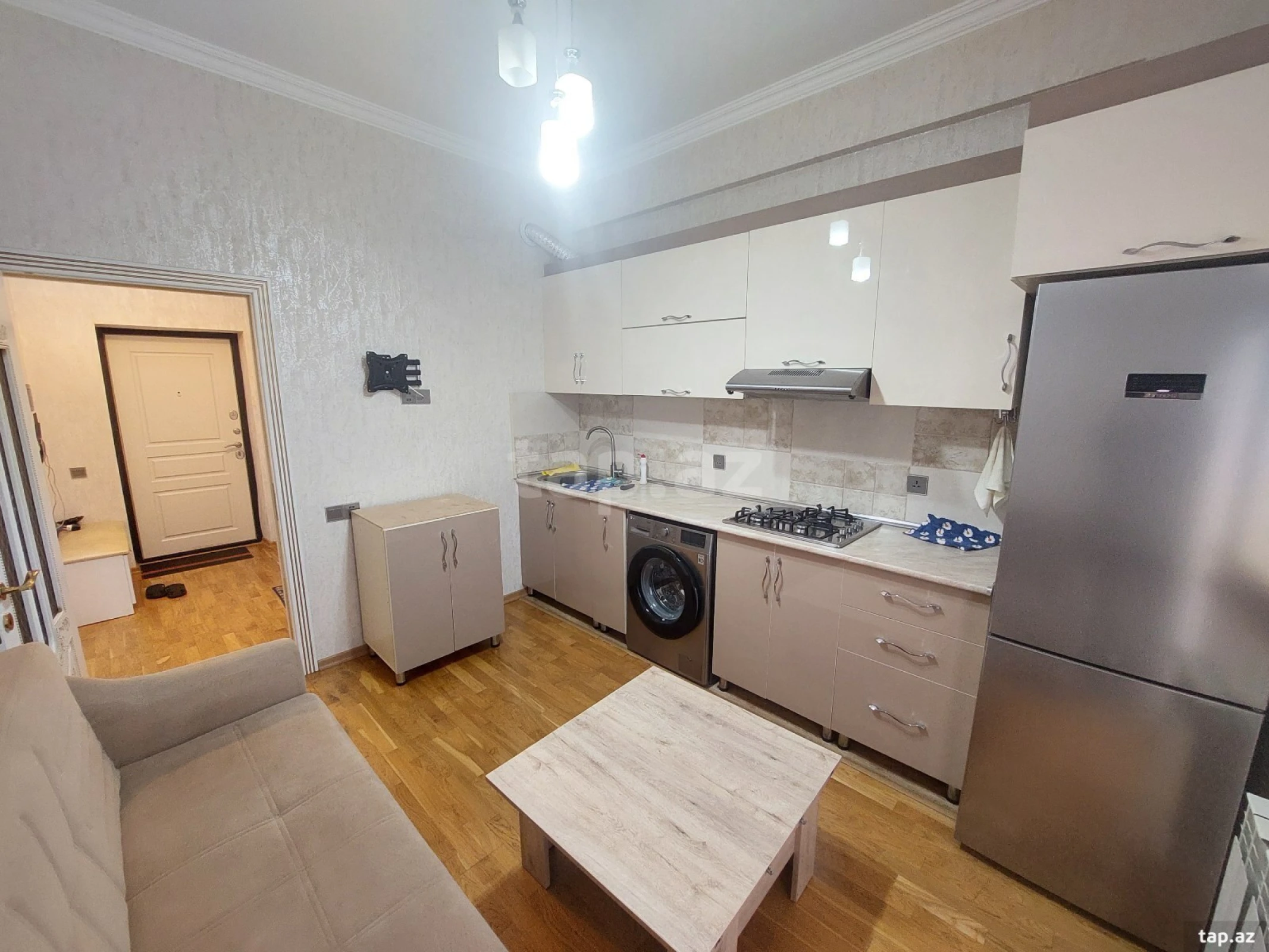 Kirayə verilir 1 otaqlı yeni tikili 55 m²