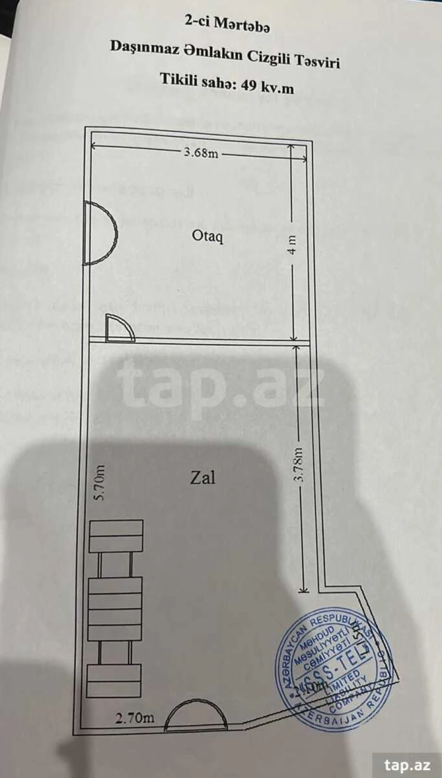 Satılır 3 otaqlı həyət evi