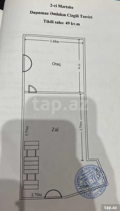 Satılır 3 otaqlı həyət evi