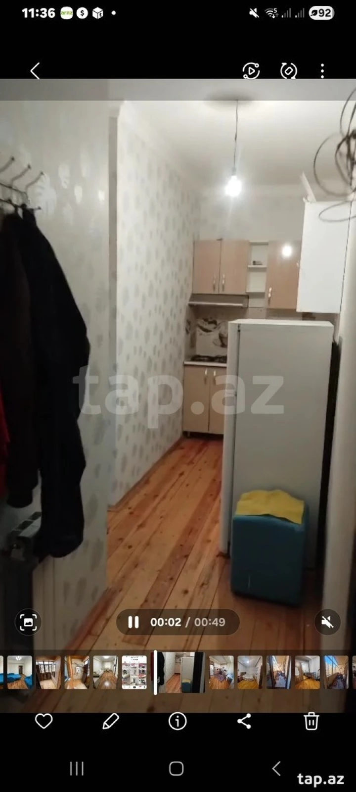 Satılır 2 otaqlı yeni tikili 34 m²