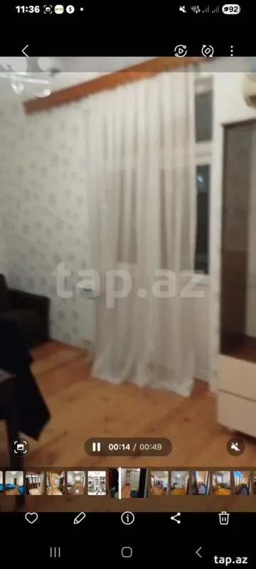 Satılır 2 otaqlı yeni tikili 34 m²