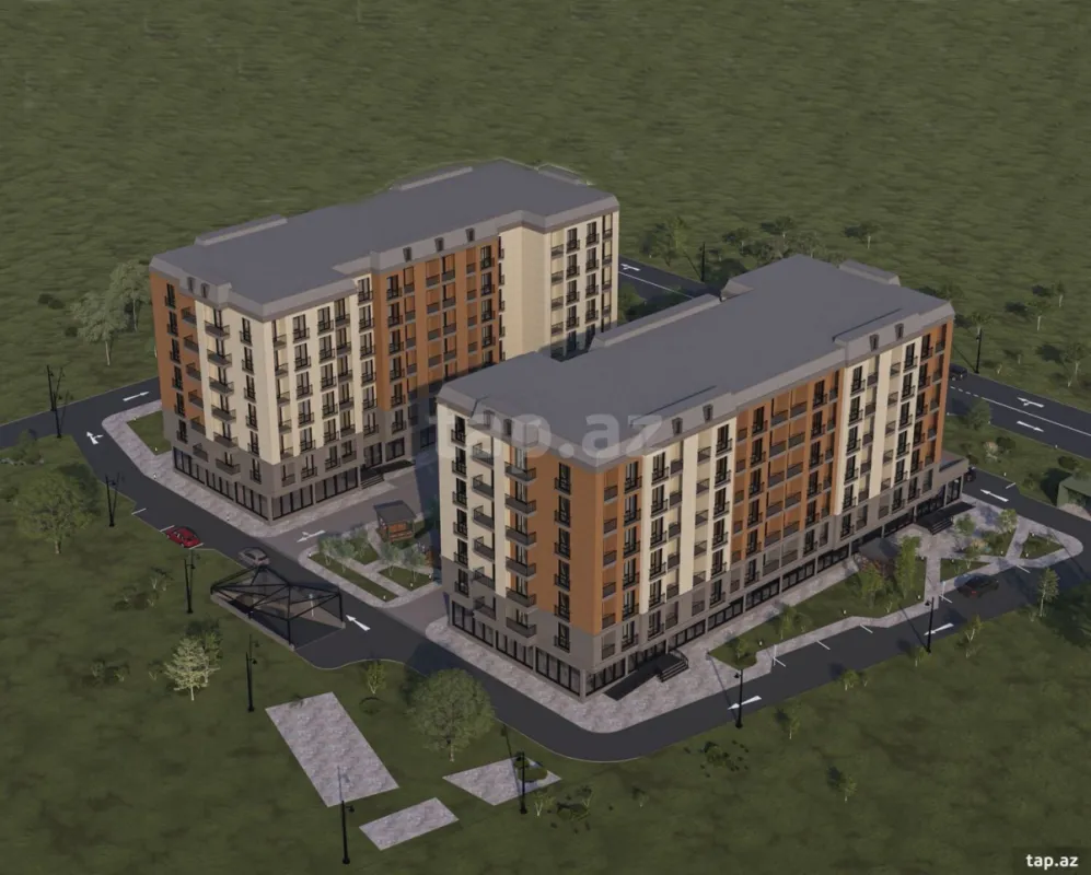 Satılır 1 otaqlı mənzil 61 m²