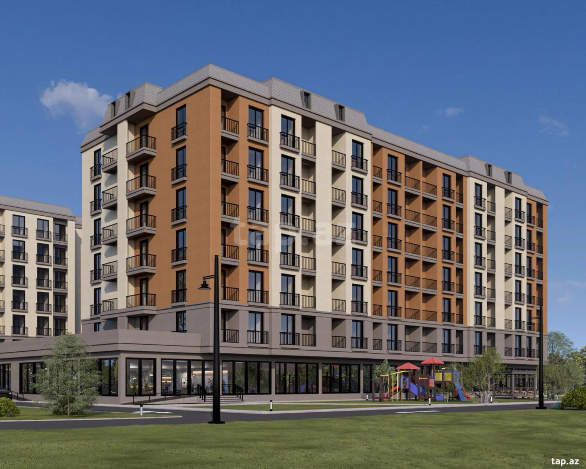 Satılır 1 otaqlı mənzil 61 m²