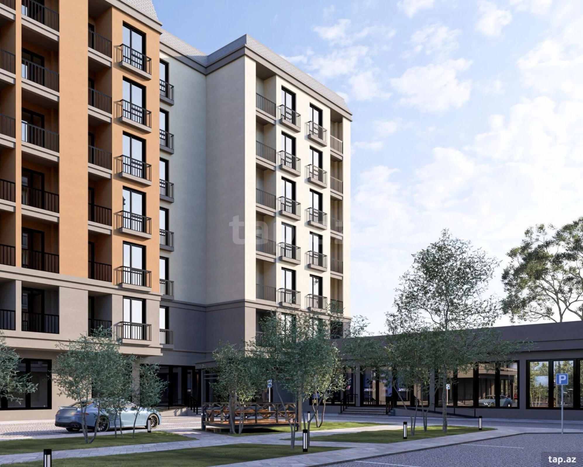 Satılır 1 otaqlı mənzil 61 m²