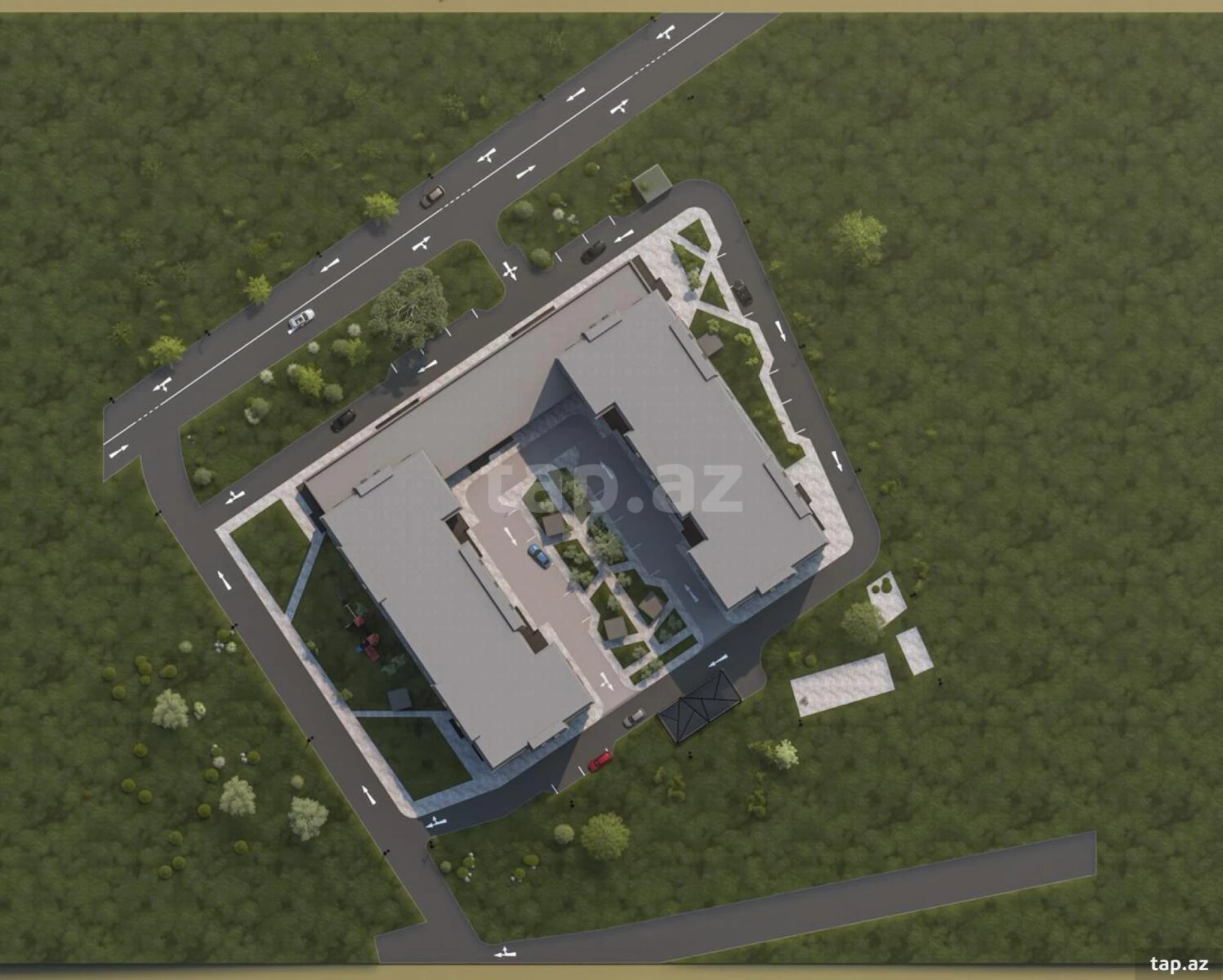 Satılır 1 otaqlı mənzil 61 m²