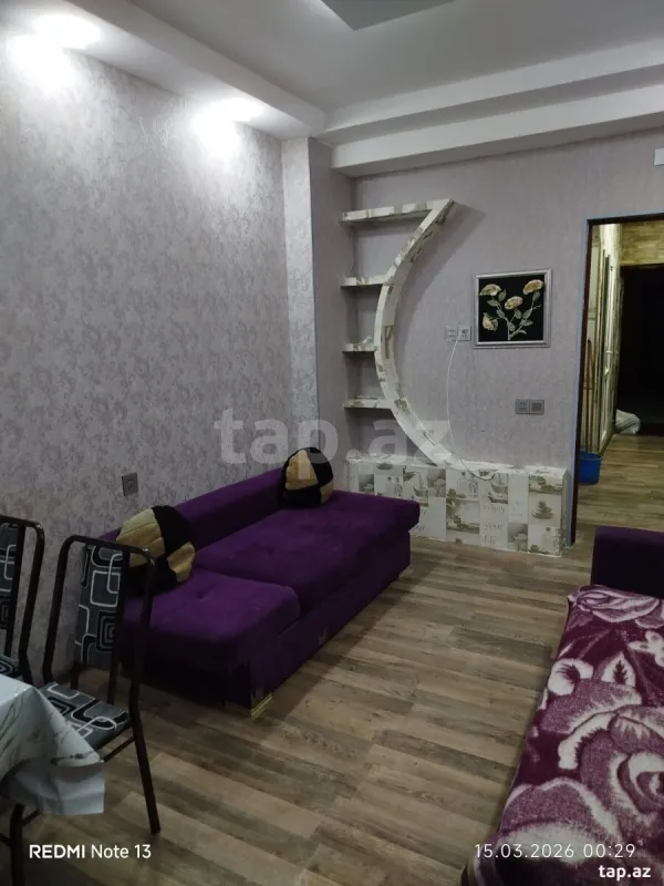 Kirayə verilir 2 otaqlı yeni tikili 54 m²