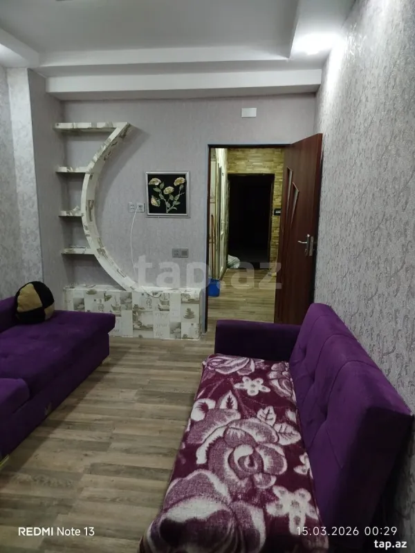 Kirayə verilir 2 otaqlı yeni tikili 54 m²